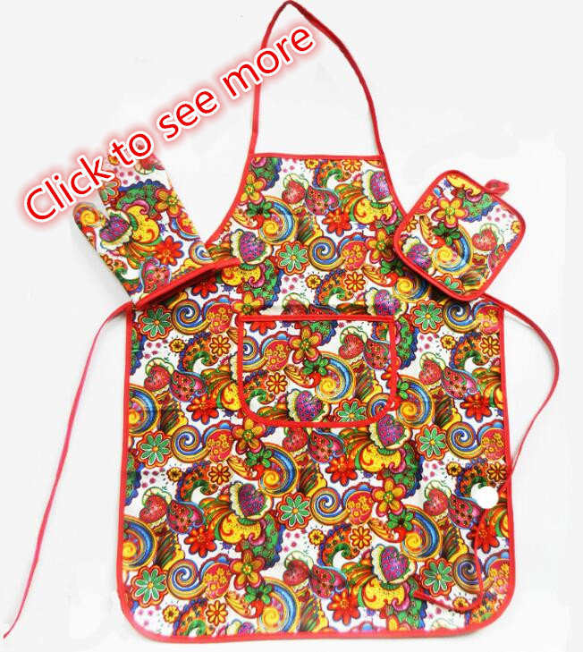 apron  oven mitt & place mat